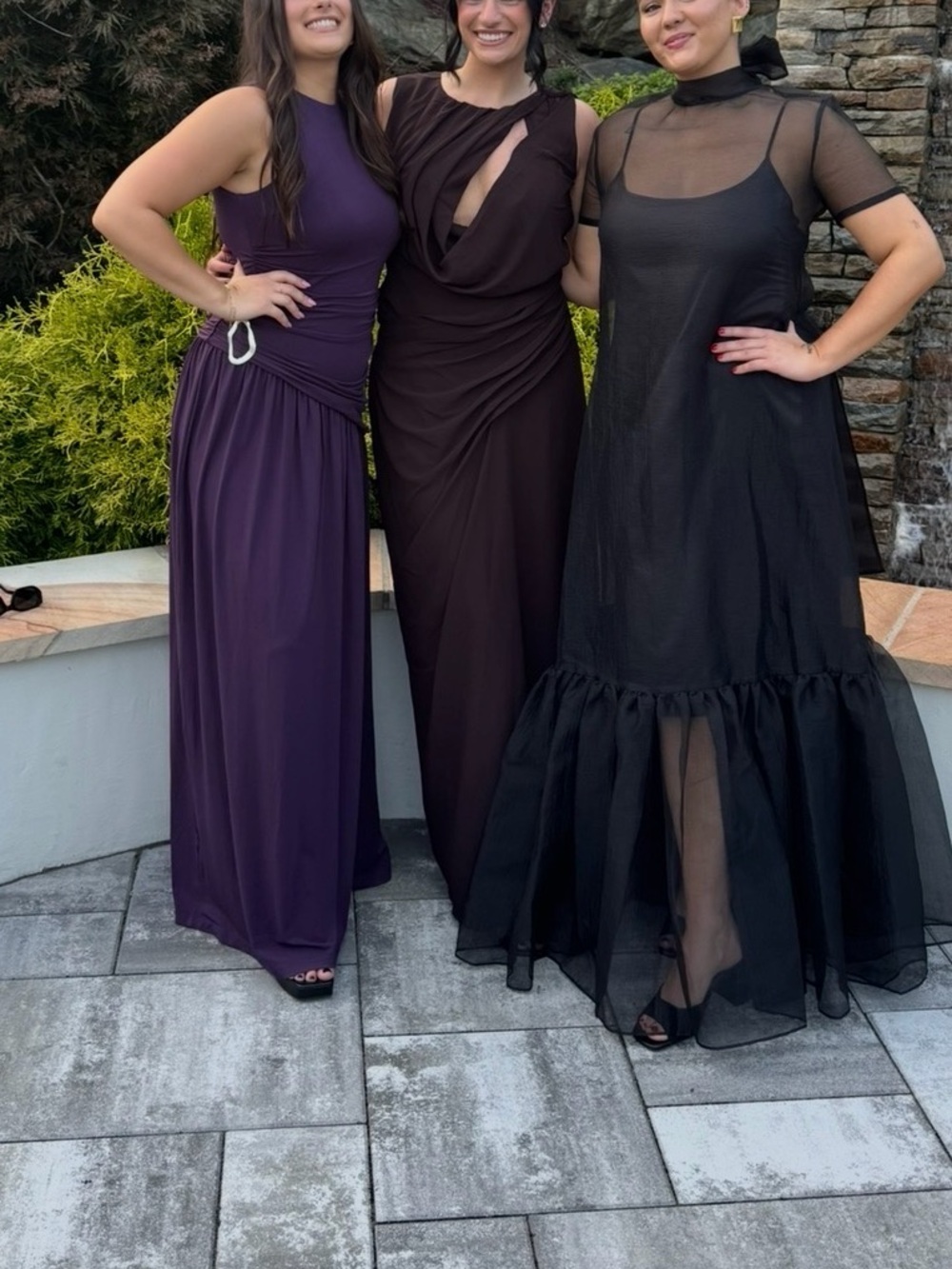 Meshki Chiffon Maxi Dress - Cacao Brown